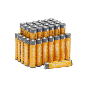 Amazon Basics Lot de 36 piles alcalines AAA haute performance, 1,5 V, durée de conservation de 10 ans