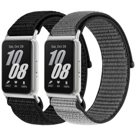 YONGBB Bracelets Compatible avec Samsung Galaxy Fit 3 Bracelets pour Femmes Hommes, Bracelet de Sport Remplacemen en Nylon pour 