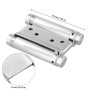 MUNGHOK 4 Pieces Charnière de Porte Inox, Battante Charniere Porte Lourde 75 mm, Charniere avec Vis de Montage pour Salon, Café,