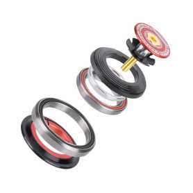 Nimomo Roulements De Casque De Vélo Casque De Vélo De Route Conique Casque De Fourche Avant De Vélo Tube Conique à Tube Droit 42