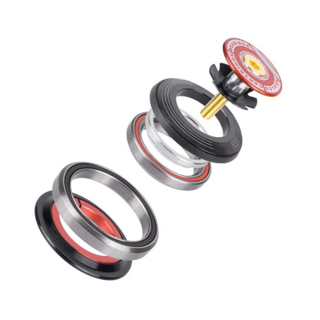 Nimomo Roulements De Casque De Vélo Casque De Vélo De Route Conique Casque De Fourche Avant De Vélo Tube Conique à Tube Droit 42