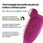 Tangle Teezer Ultimate Detangler Brosse à Cheveux Démêlante pour Cheveux Secs et Mouillés, Picots à 2 Niveaux, Réduit la Casse e