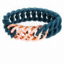 Bracelet TheRubz 100188 Bleu Rose Silicone Acier inoxydable Rosé Acier/Silicone 25,99 €