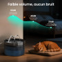 DOOOB Fontaine a Eau Chat 2.1L, Fontaine à Eau Chat avec Lampe à LED et Pompe Ultra-Silencieuse, Distributeur Fontaine a Eau pou