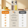 KitchenBoss Spray Huile Cuisine Air Fryer Vaporisateur Huile, Pulverisateur Huile Cuisine 100ml avec Brosse Entonnoir Brosse à h