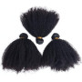 Tissage Bresilien Cheveux Humain Afro Kinky Curly Human Hair Bundles 14 16 18 pouces Remy Trames de Tissage Cheveux Naturels Bou