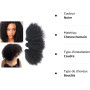 Tissage Bresilien Cheveux Humain Afro Kinky Curly Human Hair Bundles 14 16 18 pouces Remy Trames de Tissage Cheveux Naturels Bou