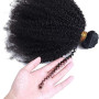 Tissage Naturel Cheveux Humain Afro Kinky Curly Human Hair Bunldes 4B 4C Meche Bresilienne Vierge Remy Cheveux Humains Tissage B