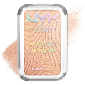 NYX PROFESSIONAL MAKEUP - Highlighter en Poudre - Enrichi en Beurre de Mangue, Beurre d'Amande & Beure de Karité - Texture Fonda