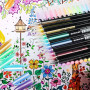Mutsitaz 48 Stylos Gel Paillettes - Métallique,Paillettes,Néon,Pastel - Pour peinture,d'écriture et livres de coloriage adultes