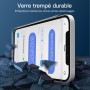 NEW'C Lot de 3, Verre Trempé Anti-Espion pour iPhone 12, iPhone 12 Pro (6,1 Pouces), Angle de Confidentialité 28 Degrés Amélioré
