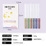 6 couleurs Caméléon Liquid Eyeshadow Metallic Glitter Shimmer Eye Shadow Set Longue Durée Imperméable Multichrome Ombres à Paupi