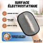 PILPOIL Gant Anti Poils Animaux & Brosse Chat Chien – Ramasse Poils, Bouloches & Peluches – Électrostatique pour Canapé, Tapis, 
