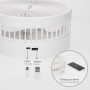 AKTIVE Ventilateur Sans Fil, Compact Pliable, 19,7X19,7X19,7X97,5 cm, 4 Modes d'Air, Durée 2-6 Heures, Tube Télescopique 36-83 c