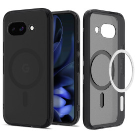 Spigen Ultra Hybrid Magfit Coque Compatible avec Google Pixel 9a [Compatible avec MagSafe Accessoire] - Frost Noir
