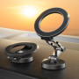AONOKA Support Telephone Voiture Magnetique pour MagSafe,Support Smartphone Voiture Pliable,Rotation à 360°,Tableau Bord Pare-Br