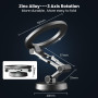 AONOKA Support Telephone Voiture Magnetique pour MagSafe,Support Smartphone Voiture Pliable,Rotation à 360°,Tableau Bord Pare-Br