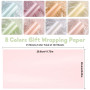 Lot de 120 feuilles de papier de soie coloré pour pompons, bricolage et loisirs créatifs, 21 x 30 cm (8 couleurs)