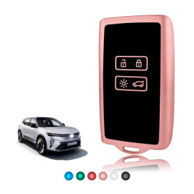 TOOMUME Coque Clé TPU Brillant, Etui Clé Étui Clé Adapté pour Renault Scenic 4 Megane 4 Clio 5 Espace 5 Kadjar Captur Arkana Aus