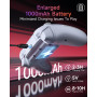 EasySMX Manette PC Sans Fil avec RGB/Hall Joystick Déclencheur, X20 Manette Switch Bluetooth Rechargeable Batterie 1000mAh, Mane
