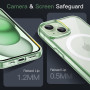 JETech Coque Magnétique pour iPhone 15 6,1 Pouces Compatible avec MagSafe Recharge sans Fil, Étui Housse de Téléphone Antichoc, 