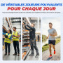 Semelles à gel Premium dehaute qualité, effet amortissant et absorption des chocs, garnitures de chaussures pour le sport et le 