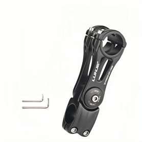 ENGWE MTB Potence de vélo réglable de 31,8 mm à ± 80 degrés, 90/110/130/145 mm, pour VTT, BMX, Cyclisme