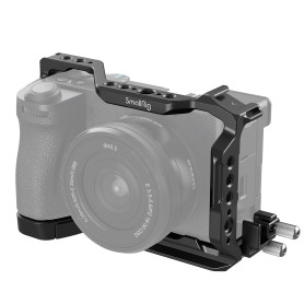 SMALLRIG A6700 Cage Kit avec Serre-Câble pour HDMI pour Sony A6700, Plaque de Dégagement Rapide Intégrée pour Arca, Cage Vidéo p
