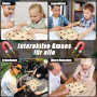 Jeu D'échecs Magnétique, Magnetic Chess Game, avec 20 Pierres magnétiques, Magnetic Chess Set, Échiquier magnétique, Jeu MagnéTi