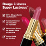REVLON Rouge à lèvres Super Lustrous, Formule crémeuse pour des lèvres douces et pulpeuses, Sensation d'hydratation, 440 Cherrie