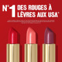 REVLON Rouge à lèvres Super Lustrous, Formule crémeuse pour des lèvres douces et pulpeuses, Sensation d'hydratation, 440 Cherrie