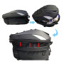 RYITGO Sac à Dos et Sac de siège de Moto - Double Usage - Sac à Dos et Sac à Bagages étanche pour Casque de Moto.