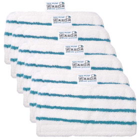 FINEVERNEK 6pcs Lingettes pour Black et Decker Balais Vapeur, Accessoire pour Black et Decker FSM1630, FSM1616, FSMH13E5, FSM132