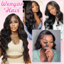 Perruque Bresilienne Cheveux Humain Sans Colle 4x4 HD Lace Perruque Femme Naturelle Brésilien Wear and Go Glueless Wig Human Hai
