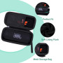 XANAD Étui Transport Rigide pour JBL Flip 7/ Flip 6/ JBL Grip/Tuner 2 Enceinte Bluetooth Portable sans Fil (Noir)