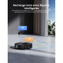 Proscenic Q10 Aspirateur Robot,8000Pa 200Mins Robot Aspirateur Laveur avec Serpillière,Navigation Lidar,Multi-étage Cartographie