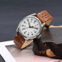 ANNEFIT Bracelets de Montre en Cuir Rétro à Dégagement Rapide, Bracelet de Remplacement 18mm 19mm 20mm 22mm