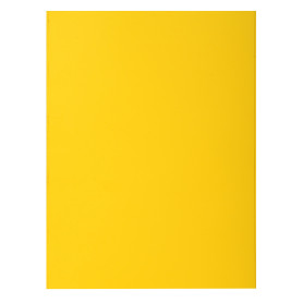 EXACOMPTA Paquet de 100 sous-chemises Rock's en carte 80 g, coloris jaune