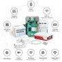 Raspberry Pi 5 4 Go Starter-Set | Carte mémoire de 64 Go | Alimentation USB-C 27 W | boîtier avec Ventilateur | 4K Câble Micro-H