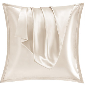 Vielit Taie Oreiller Satin 65x65 Lot de 2,pour Cheveux,Similaire Aux Taie d Oreiller en Soie,Housse de Coussin 65x65,Taies d'ore