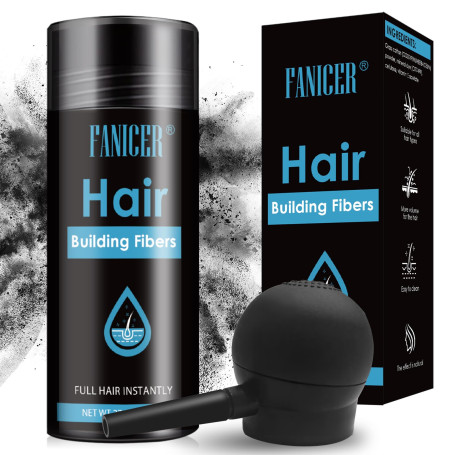 Fibre Capillaire Poudre Fibres Capillaires Poudre Avec Applicateur En Spray, Relevez Les Racines Des Cheveux, Dissimulez Calviti