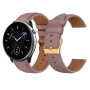 LanQii 20 mm Bracelet en Cuir pour Amazfit T-Rex 3 Pro 44mm/Active 2/Active/Bip 3/Bip 3 Pro, Doux Bracelet en Cuir de Remplaceme
