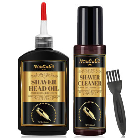 NoxGule Huile Tondeuse Cheveux Nettoyant Rasoir, Huile pour Tondeuse à Cheveux, Désinfectant Tondeuse Cheveux, Lubrification, Pr
