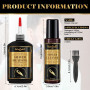 NoxGule Huile Tondeuse Cheveux Nettoyant Rasoir, Huile pour Tondeuse à Cheveux, Désinfectant Tondeuse Cheveux, Lubrification, Pr
