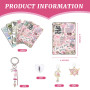 VelvetGlow 6 Pcs Inserts pour étui Clair pour liseuse, 2 Pcs Set de Charms pour Bouchons antipoussière, Accessoires de Charme ré