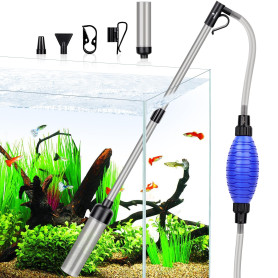 fishkeeper Aquarium Changer l'eau, Filtre de Sable de Nettoyage d'aquarium, réservoir de Poissons Kit de Nettoyage de Gravier d'