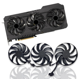 Dotodo CF9010U12D Ventilateur de carte graphique 88 mm 12 V/0,45 A – Dual Ball Bearing – Ventilateur de rechange pour Asus GeFor