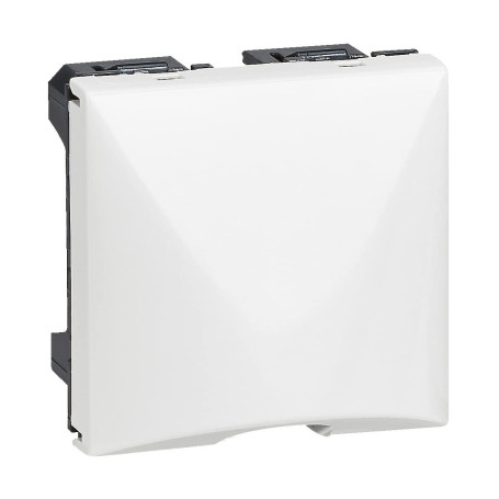 LEGRAND - Sortie de Câble Mosaic - Avec Serre-Câble - Pour Câbles Ø5 mm à Ø12,5 mm - Connexion par Câble 2,5 mm² - Fabriqué En F