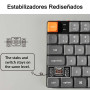 Keychron K17 Max Clavier Mécanique sans Fil Ultra-Fin, Connexion 2,4 GHz/Bluetooth/Filaire, Programmable avec QMK et Lancher, Ré