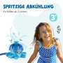 alldoro 60213 Arroseur d'eau Poulpe - pour Enfants à partir de 3 Ans - avec raccord de Tuyau d'arrosage - Bleu - 15,5 x 14 x 11 